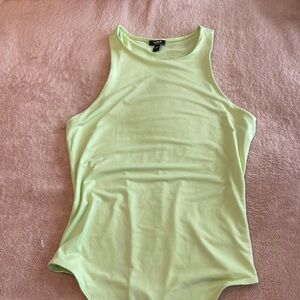 Neon Green Express butter bodysuit